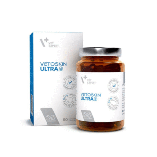 Vet Expert VETOSKIN ULTRA 60 КАПСУЛ для кожи и шерсти для собак и кошек