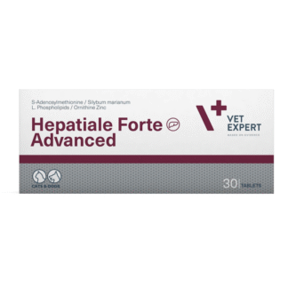 Vet Expert HEPATIALE FORTE ADVANCED 30 ТАБЛЕТОК комплексный препарат, способствующий регенерации печени при воспалениях, отравлениях и застое желчи