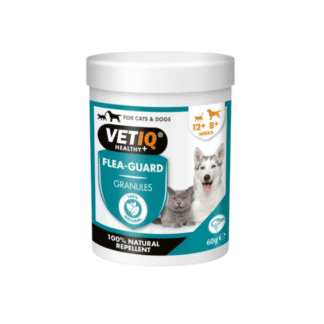 VetIQ Flea Guard 60 г. НЕ ИСПОЛЬЗУЙТЕ ПРОДУКТ С ЧЕСНОКОМ, ВРЕДНО ДЛЯ ЖИВОТНЫХ.