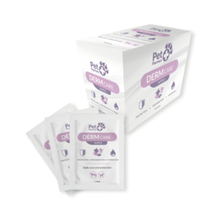 Салфетки Vetfood DERM CARE WIPES 20 шт. противогрибковые и антибактериальные салфетки для ухода за кожей