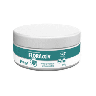 Препарат Vetfood FLORActiv 100 G для собак и кошек с заболеваниями пищеварительной системы