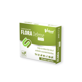 Vetfood FLORA DEFENSE MINI 30 КАПСУЛ противодиарейное и защитное средство для мелких собак и кошек