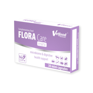 Vetfood FLORA CARE MINI 30 КАПСУЛ против диареи, после приема антибиотиков, при лямблиозе, воспалительных заболеваниях кишечника