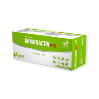 Vetfood IMMUNACTIV MAX 120 КАПСУЛ поддерживает иммунитет собак и кошек