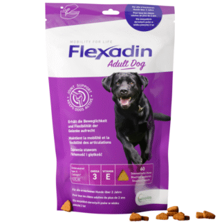 Vetoquinol FLEXADIN ADULT DOG 60 BITS коллагеновые закуски для суставов для собак