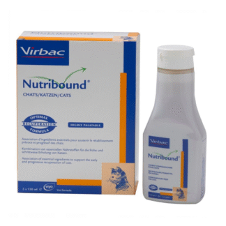 Virbac NUTRIBOUND ДЛЯ КОШЕК 3 x 150 мл помогает восстановить здоровье