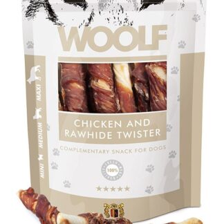 Куриные палочки в коже Woolf CHICKEN AND ROBYIDE TWISTER 100 г