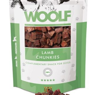 Woolf LAMB CHUNKIES 100 г сушеных кусочков баранины