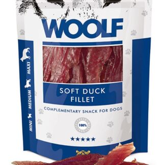 Вяленое филе утки Woolf SOFT 100 г мягкого филе сушеного утиного мяса