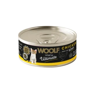 Куриный паштет для котят Woolf WILD CAT ULTIMATE CAN KITTEN CHICKEN PATE 85 г