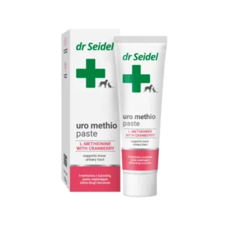 Dermapharm dr Seidel URO METHIO PASTE 120 г с клюквой и L-метионином, снижает pH мочи
