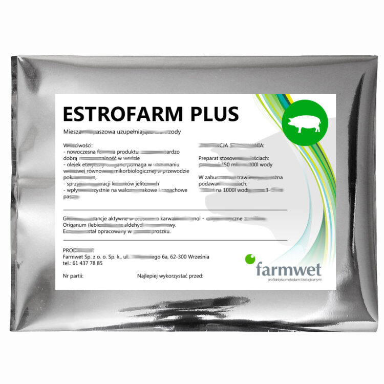 Farmwet ESTROFARM PLUS 1 KG поддерживает фертильность коров и кобыл