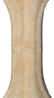 HAPPET Osso pressato bianco per cani, 12,5 cm - 30 pezzi, pelle bovina naturale, duro, sicuro, favorisce l'igiene orale e riduce lo stress