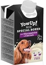 Latte per cani YowUp, latte fresco ricco di calcio per cani adulti e cuccioli di tutte le taglie | 3 confezioni da 250ml