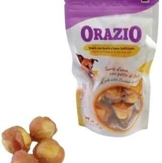 Snack con tuorlo d'uovo liofilizzato con petto di pollo 80g