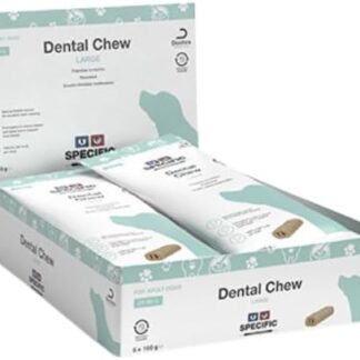 Specific CT-DC-L Dental Chew Large | Confezione da 6 | 6 x 100 g | Alimento complementare per cani adulti a partire da 15 kg | Snack con struttura speciale | Può contribuire alla salute dentale