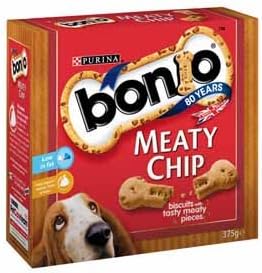 Bonios Meaty Chips - Biscotti a forma di osso per cani (5 confezioni) (5 x 400g) (Multicolore)