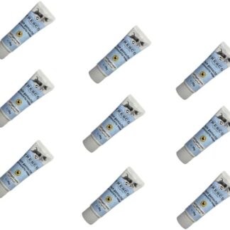 Fresco Fein - Crema per pollame con olio di salmone, confezione da 9 | 9 x 75 g | Salsiccia per cuccioli | Può essere un complemento ottimale