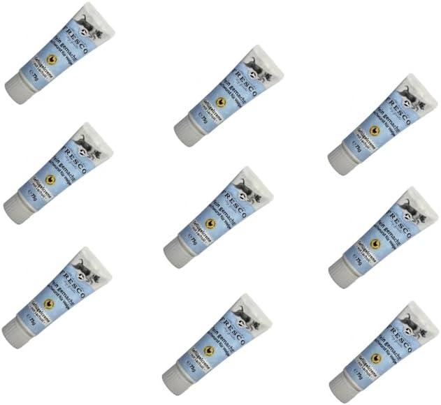 Fresco Fein - Crema per pollame con olio di salmone, confezione da 9 | 9 x 75 g | Salsiccia per cuccioli | Può essere un complemento ottimale