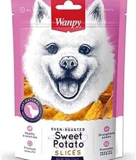 Wanpy Sweet Potato Slicer 600Gr Snack Patata Dolce (6 Confezioni da 100Gr) 100% Natural