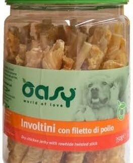 OASY SNACK CANE INVOLTINI 350GR (Stick Involtini Pollo)