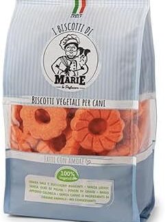 Biscotti Vegetali per Cani Marie la Pasticciera, Fiore Mela, 400g 100% vegetali, 100% biologici