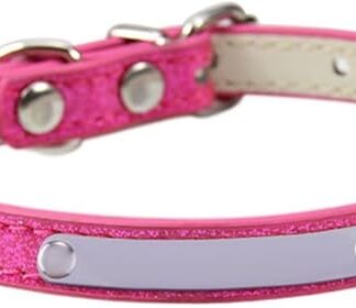 TIANQUXNGI Collare per cani di piccola taglia, regolabile, con nome e numero di telefono