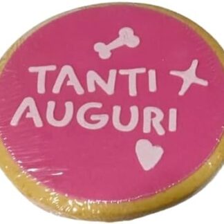 Torta Snack Compleanno Rosa Per Cane Cani Dog 90g