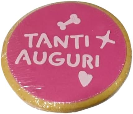 Torta Snack Compleanno Rosa Per Cane Cani Dog 90g