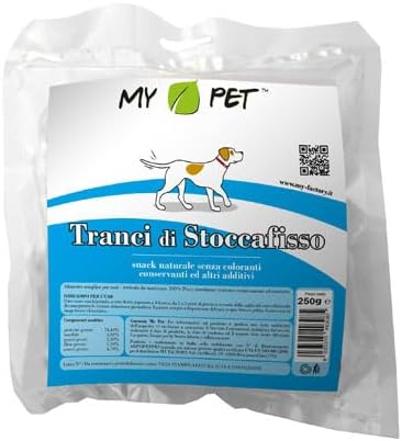 Tranci di Stoccafisso - Snack per cani - 250 g