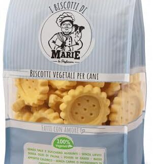 I Biscotti di Marie, Biscotti AL LATTE Vegetali per Cani, 400g, Senza Sale e Lieviti, Biologici