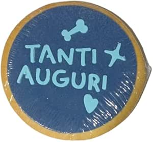 Torta Snack Compleanno Azzurra Per Cane Cani Dog 90g