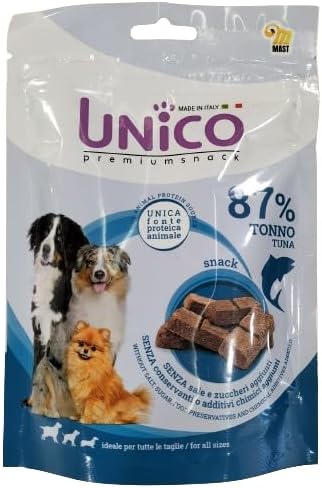 Unico Snack Premium per Cani al Tonno, 80 gr