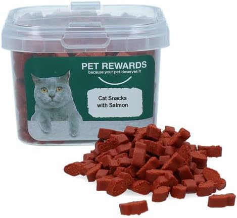 Snack per Cani Pet Rewards Snack per Gatto di ricompense per Animali domestici con salmone
