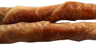 Bubimex - Bastoncini da masticare all'anatra 38 cm x 20 pezzi - Dolcetti per cani - 100% naturali - masticazione a lunga durata - ricco di proteine - ideale cani grandi - Snack gustoso