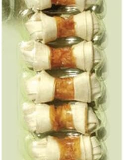 Oasy Snack Cane, gustosi ossetti masticabili per cani di taglia piccola gusto Pollo | 2 confezioni da 7 ossi l’una.