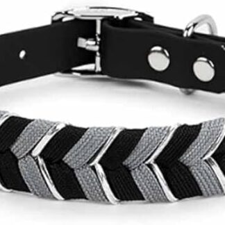 feiling Collare regolabile per cani di piccola e media taglia (nero, S)