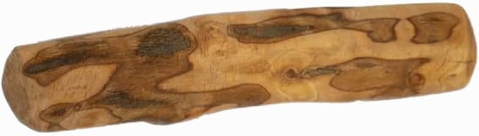 Dei NATURE Legno di Ulivo per Cani, Masticativo Naturale, Bastoncino Antitartaro per la Pulizia dei Denti, Taglia M