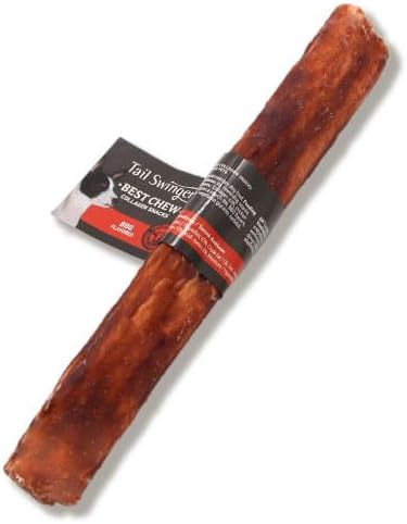 Tailswingers snack per cani al collagene gusto Barbecue-Pollo-Burro d'arachidi (6pz da 24.5cm 100gr, Barbecue)