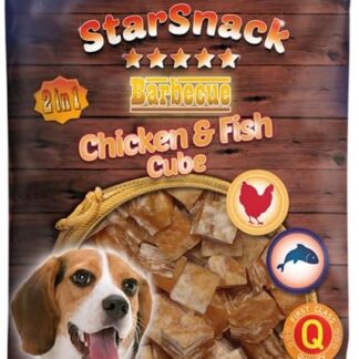Nobby StarSnack Barbecue Chicken & Fish Cube ca. 140 g, 13 x 13 x 8 mm