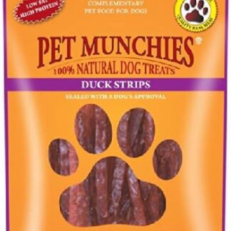 Animali Munchies 100% bande di anatra naturale 100 g