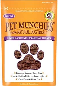 Animali Munchies fegato e pollo Dog Training Treats – 50 g