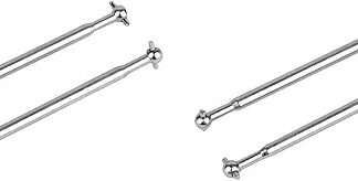 Mocturnity 4 Pezzi Seria Albero Allenamento di Cane Posteriore in Metallo 25-WJ05 per 9125 TeleComandi Parti di Ricambio Auto Accessori Aggiornamento