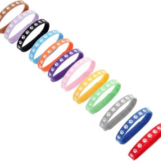 VANZACK 12pezzi Collare Per Animali Domestici Decorativo Per Accessorio Materiale Resistente Colore Casuale