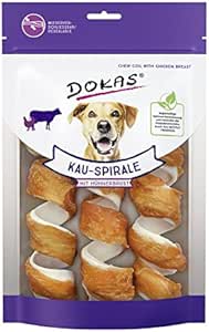 Dokas Snack a spirale per cani | 8 x 110 g snack per cani