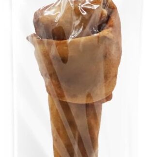 Croci King Bone - Ossa annodate al pollo, Snack premio masticativo per cani in pelle bovina naturale, dental stick per la pulizia dei denti, 20 cm - 110 g