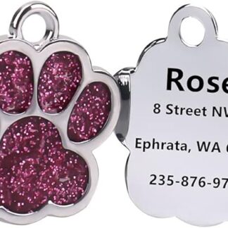 Dinikally Targhe personalizzate per animali domestici (sty1)