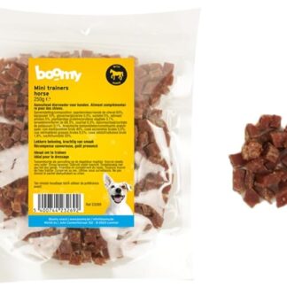Boomy Mini Trainers │ Snack morbidi per cani, 250 g (Cavallo)