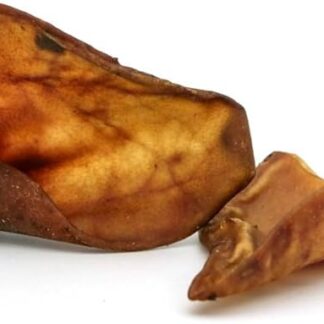 Fit4Pets Orecchie di Maiale per Cani, Massaggiagengive Naturali, 100% Orecchio di Maiale Duro, Senza Conservanti, Supporto Igiene dei Denti, 1 pz