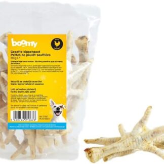 Boomy - Snack naturale per cani - Cosce di pollo soffiate - 2 x 200 g